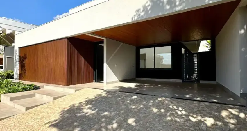 Casa térrea de altíssimo padrão, com projeto arrojado, completa em armários planejados disponível para venda na vila do golf, ribeirão preto