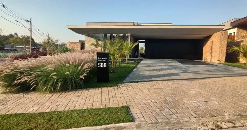 Casa em condomínio de luxo no jardim indaiatuba golf: 4 quartos, 4 suítes, 3 salas e 373,65 m² de área!