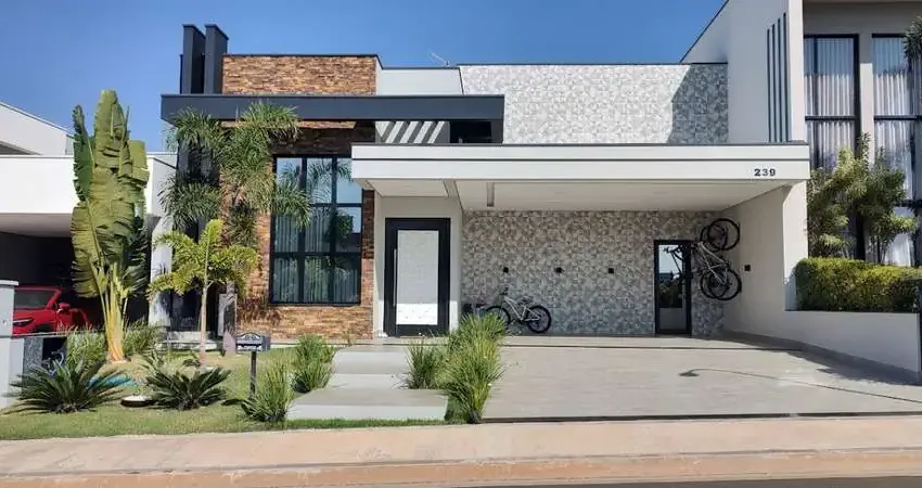 Casa de alto padrão em condomínio no jardim dona lucilla, indaiatuba-sp: 3 quartos, 3 suítes, 3 salas, 5 banheiros, 192 m².