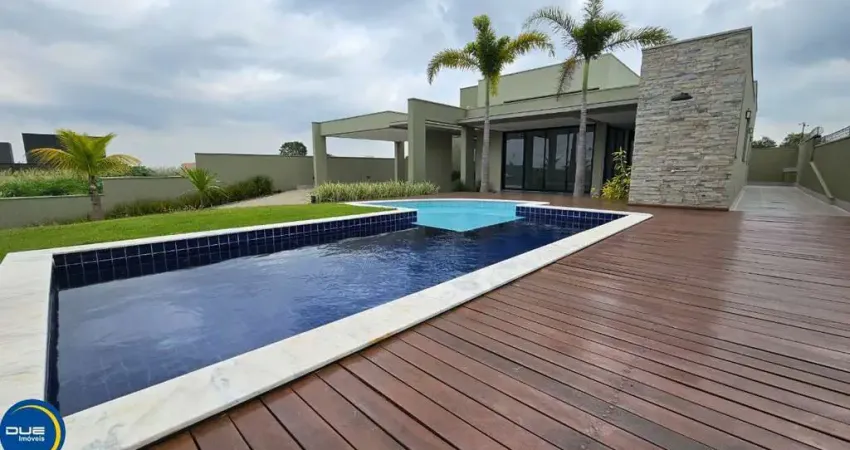 Chácara térrea moderna com 3 suítes, piscina, energia solar e 1.000 m² no Terras de Itaici ? Indaiatuba/SP