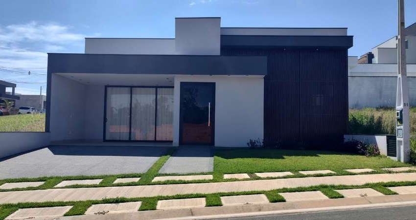 Casa em condomínio de luxo em Indaiatuba-SP: 3 suítes, 2 salas, 5 banheiros, 4 vagas e 190m² de área. Venha conhecer!
