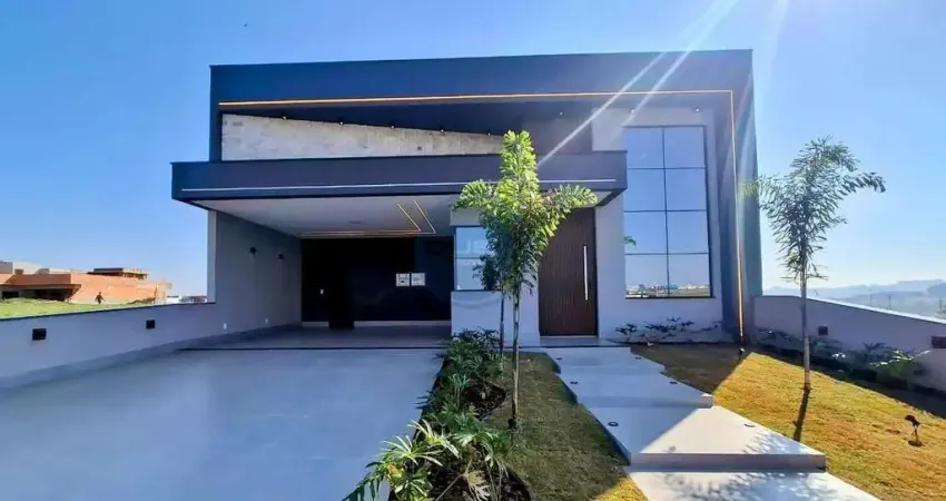 Casa em condomínio de luxo em indaiatuba-sp: 3 quartos, 3 suítes, 2 salas, 5 banheiros, 4 vagas e 191,76 m² de área