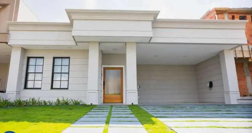 Casa térrea diferenciada com porteira fechada no condomínio maria cândida em indaiatuba.