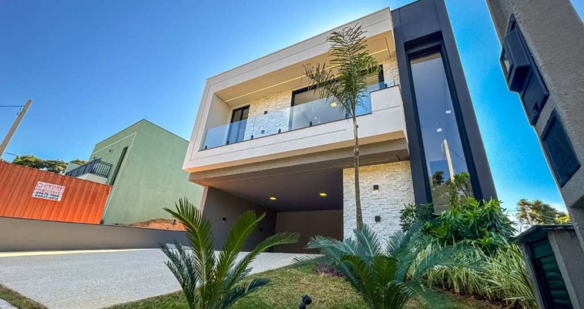 Casa térrea no Gran Reserve ? 3 dorms (1 suíte c/ closet), escritório, gourmet e altíssimo padrão em Indaiatuba/SP