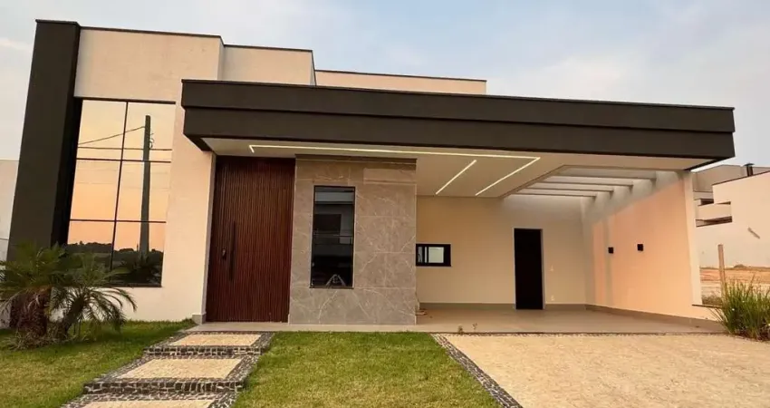 Linda casa térrea a venda no residencial milano em indaiatuba