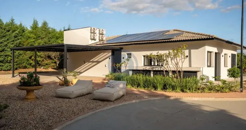 Casa - chacara de alto padrão com 4 suítes, piscina, fire pit e área gourmet em indaiatuba/sp