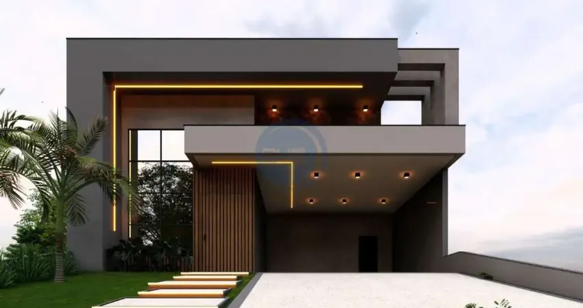 Casa de luxo em condomínio no Jardim Piemonte, Indaiatuba-SP: 3 quartos, 3 suítes, 2 salas, 5 banheiros e 4 vagas, 230m²!