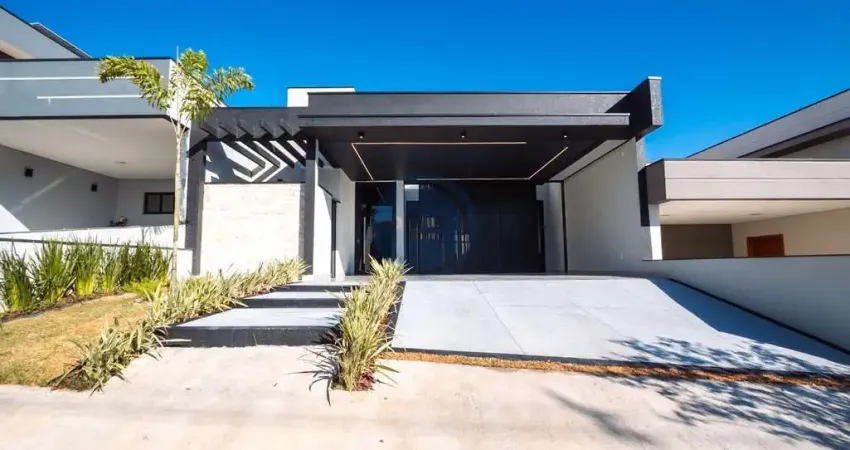 Imóvel de luxo no residencial milano: casa em condomínio com 3 suítes, 2 salas e 4 vagas de garagem em indaiatuba-sp