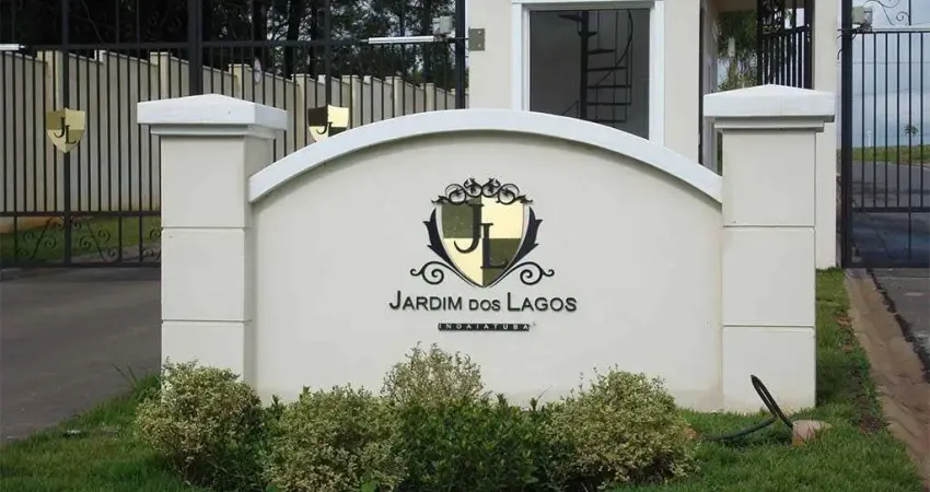 Venda de terreno em condomínio de luxo - lote 525m² plano em jardim dos lagos, indaiatuba-sp. aproveite!