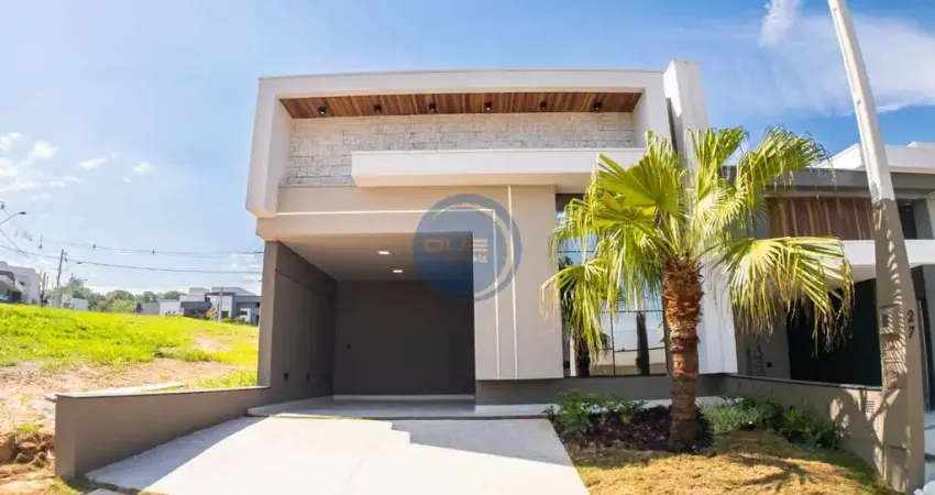 Casa térrea de alto padrão no gran reserve em indaiatuba com 3 dormitórios, suíte com closet e área gourmet