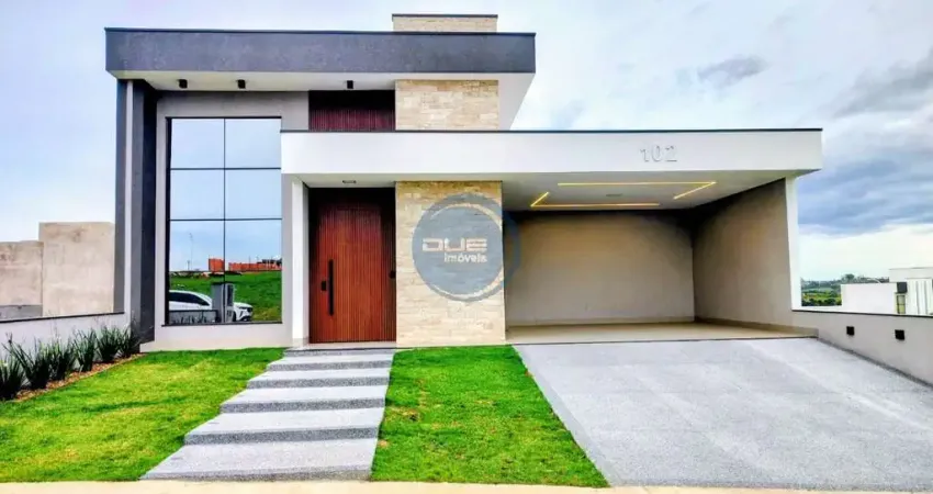 Casa de alto padrão em condomínio no jardim residencial dona maria candida, indaiatuba-sp: 3 quartos, 3 suítes, 2 salas, 5 banheiros, 4 vagas, 190m².