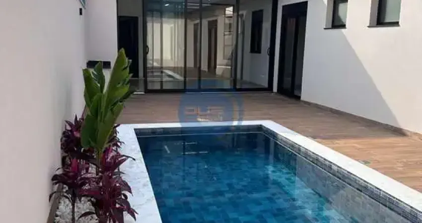 Casa térrea de luxo em condomínio na vila rubens - indaiatuba-sp: 3 quartos, 3 suítes, lazer completo e acabamento premium
