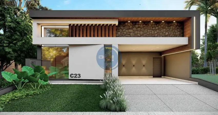 Casa térrea alto padrão na Vila Sapezal com 3 suítes, escritório e piscina ? Indaiatuba/SP