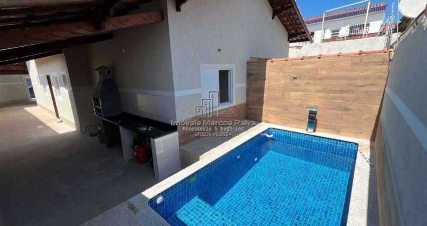 Casa nova a apenas 200 metros da praia – Agenor de Campos, Mongaguá.