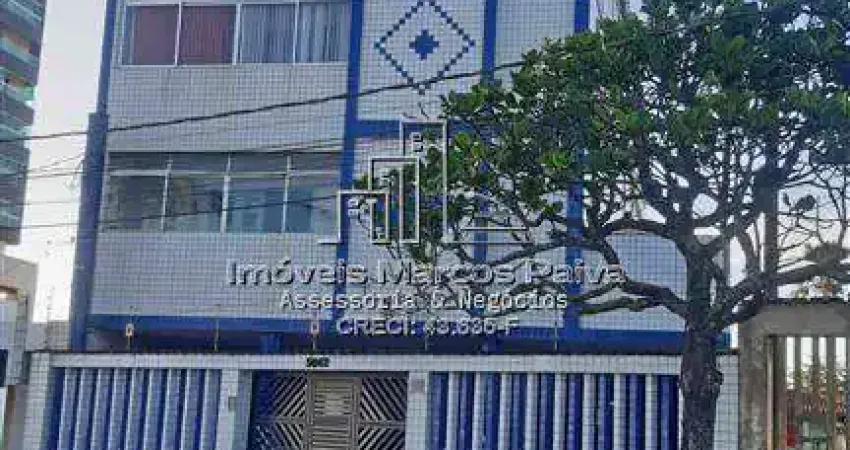 Kitnet com 1 vaga de garagem em prédio de frente para o mar e vista para o mar