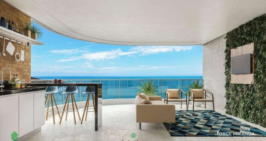 Residencial Aída Paiva, vista mar parcial na Praia do Morro - Guarapari/ES