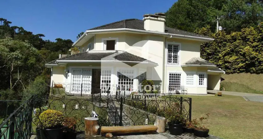 Casa em condomínio fechado com 6 quartos à venda na Rua Chemin de Geneve, 1, Capivari, Campos do Jordão