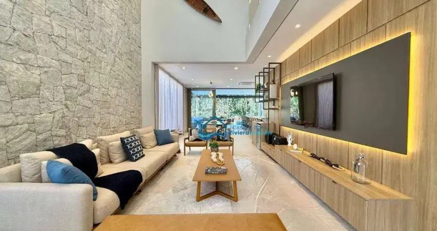 Casa com 6 dormitórios à venda, 370 m² por r$ 12.500.000,00 - módulo 11 - bertioga/sp