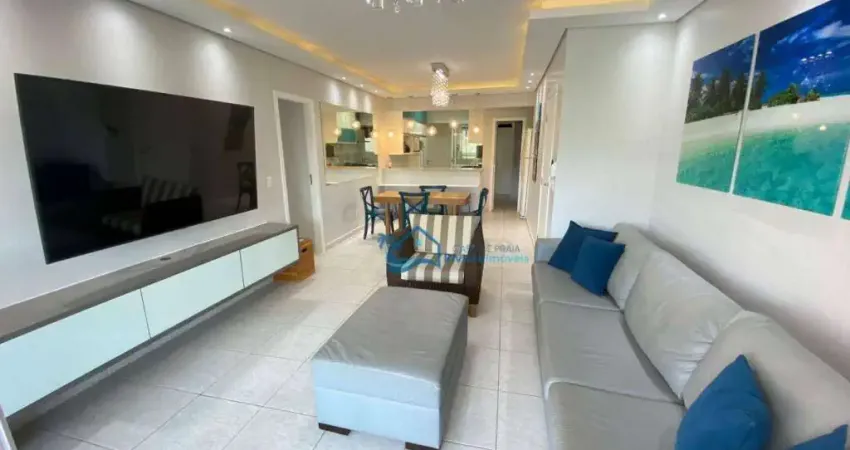Apartamento com 3 dormitórios para alugar, 138 m² por R$ 1.900,00/dia - Riviera Módulo 08 - Bertioga/SP