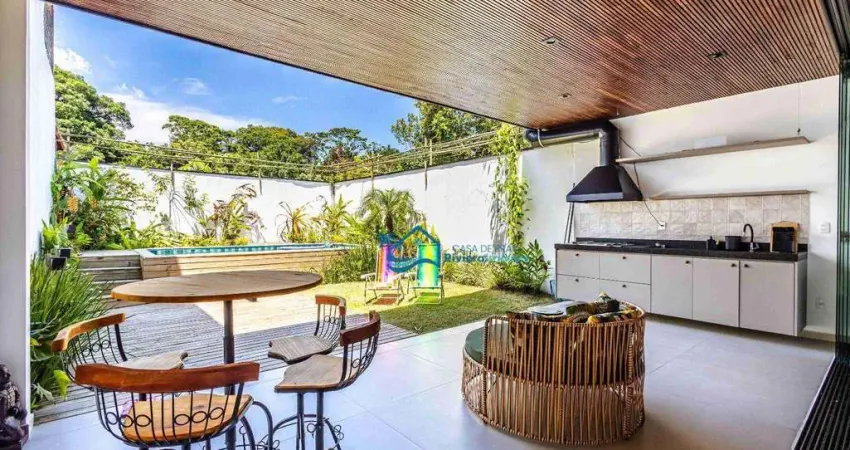 Casa com 3 dormitórios à venda, 135 m² por r$ 1.400.000,00 - jardim  são lourenço - bertioga/sp