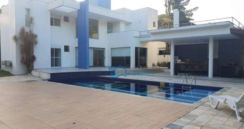 Casa com 6 dormitórios para alugar, 378 m² por R$ 4.500,00/dia - Riviera Módulo 19 - Bertioga/SP