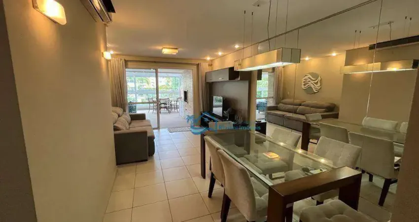 Apartamento com 3 dormitórios à venda, 121 m² por R$ 2.560.000,00 - Riviera de São Lourenço - Bertioga/SP