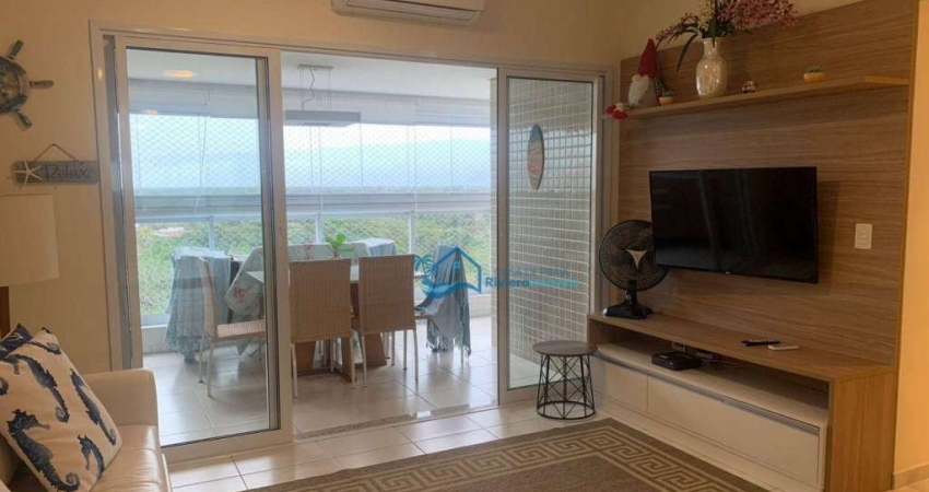 Apartamento com 3 dormitórios para alugar, 98 m² por R$ 750,00/dia - Jardim  São Lourenço - Bertioga/SP