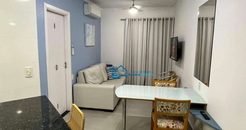 Flat com 1 dormitório para alugar, 38 m² por R$ 1.800,00/dia - Riviera Módulo 6 - Bertioga/SP