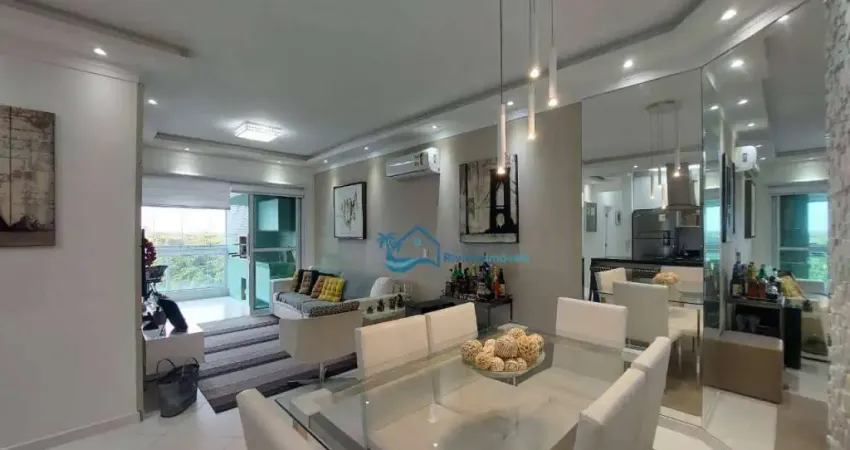 Apartamento com 3 dormitórios à venda, 102 m² por R$ 2.600.000 - Riviera - Módulo 8 - Bertioga/SP