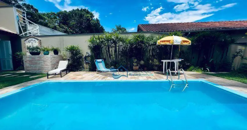 Casa com 4 dormitórios para alugar, 490 m² por R$ 2.300,00/dia - Boracéia - Bertioga/SP