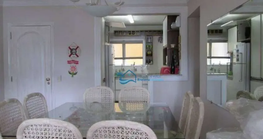 Apartamento com 4 dormitórios para alugar, 128 m² por R$ 1.550,00/dia - Riviera Módulo 03 - Bertioga/SP