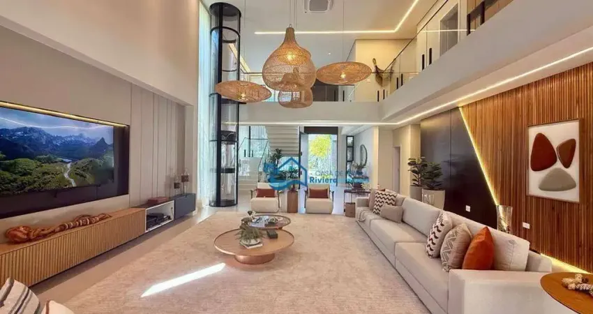 Casa com 8 dormitórios à venda, 640 m² por r$ 25.000.000,00 - riviera módulo 11 - bertioga/sp