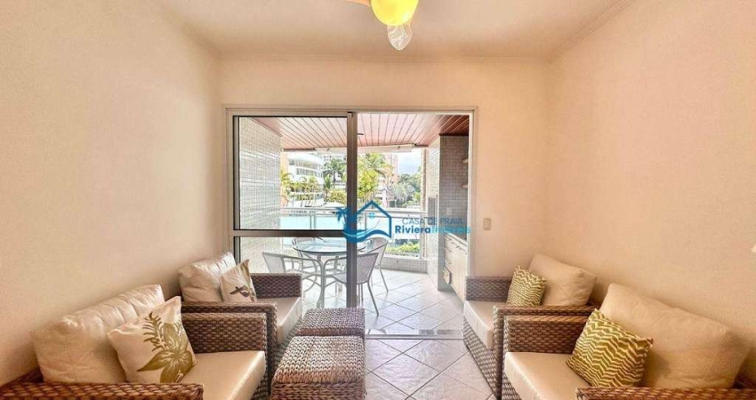 Apartamento com 3 dormitórios, 118 m² - venda por R$ 3.200.000,00 ou aluguel por R$ 13.500,00/mês - Riviera Módulo 02 - Bertioga/SP