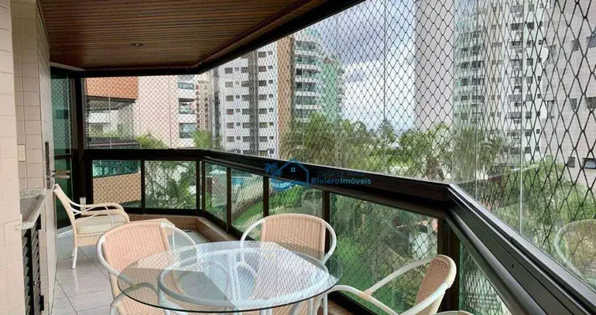 Apartamento com 3 dormitórios, 111 m² - venda por r$ 2.850.000,00 ou aluguel por r$ 4.200,00/dia - riviera módulo 6 - bertioga/sp