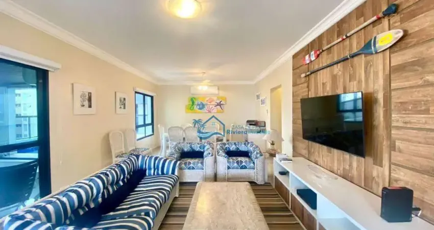 Apartamento com 4 dormitórios para alugar, 220 m² por r$ 19.000,00/mês - riviera módulo 03 - bertioga/sp