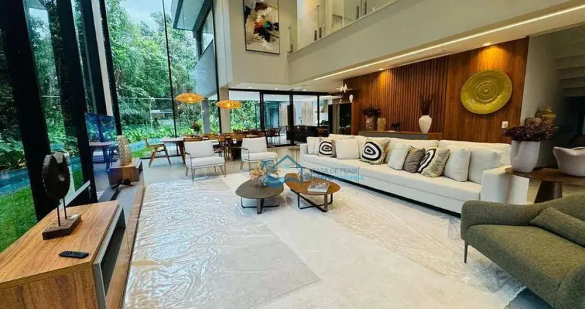 Casa com 6 dormitórios à venda, 650 m² por r$ 16.000.000,00 - riviera módulo 16 - bertioga/sp