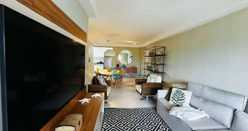 Apartamento com 3 dormitórios para alugar, 98 m² por r$ 2.000,00/dia - riviera módulo 02 - bertioga/sp