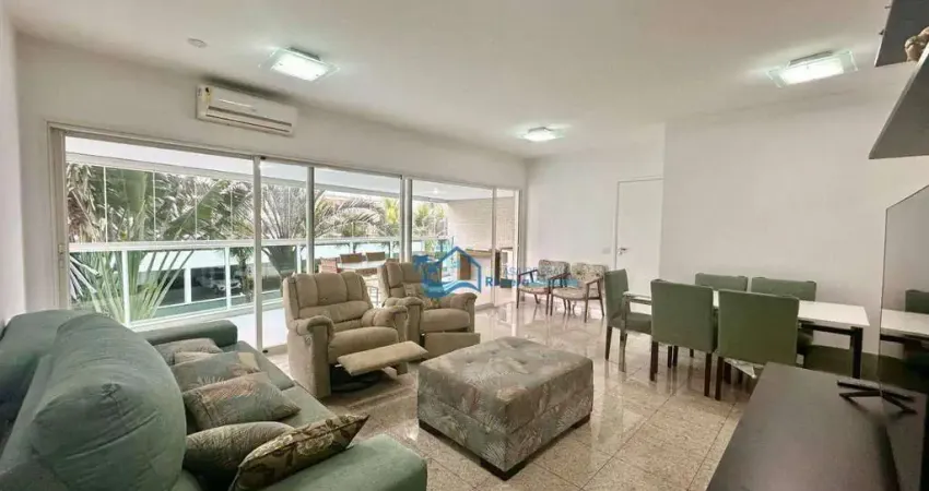 Apartamento com 4 dormitórios para alugar, 186 m² por R$ 18.000,00/mês - Riviera - Módulo 8 - Bertioga/SP