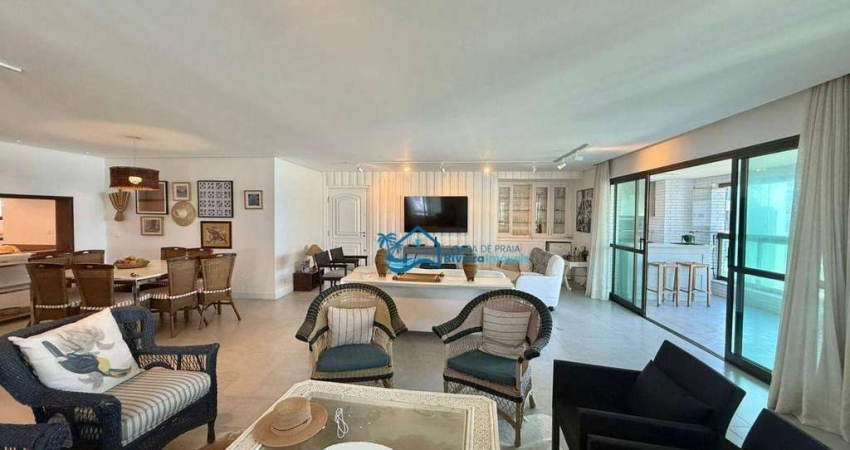 Apartamento com 4 dormitórios à venda, 244 m² por R$ 9.500.000,00 - Riviera Módulo 6 - Bertioga/SP