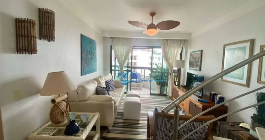 Cobertura com 4 dormitórios à venda, 216 m² por r$ 6.500.000,00 - riviera módulo 6 - bertioga/sp