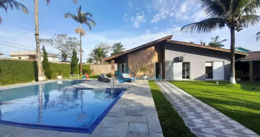 Casa com 3 dormitórios, 250 m² - venda por r$ 1.920.000,00 ou aluguel por r$ 1.800,00/dia - jardim são lourenço - bertioga/sp