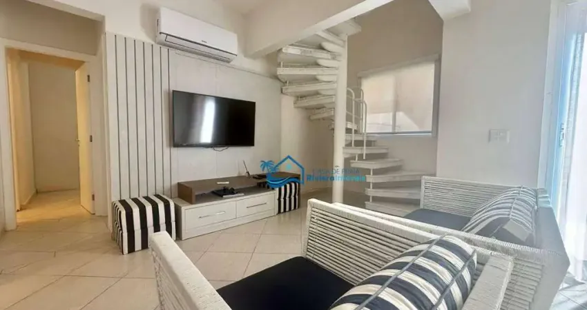 Apartamento com 4 dormitórios para alugar, 207 m² por r$ 2.700,00/dia - riviera módulo 2 - bertioga/sp