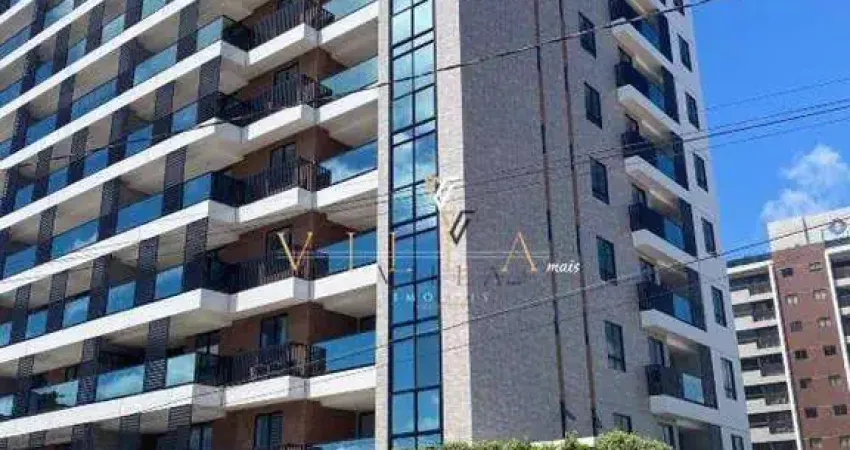 Ampla Cobertura com 2 dormitórios para alugar, 131 m² por R$ 18.000 - Poço - Cabedelo/PB