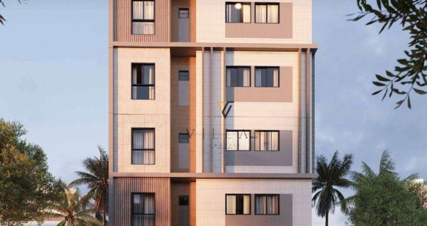 Excelente Apartamento com 2 dormitórios, 1 Sala e Varanda Gourmet à venda, 54 m² por R$ 394.569 - Intermares - Cabedelo/PB
