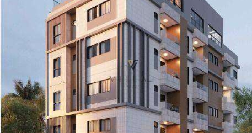 Amplo Apartamento com 3 dormitórios, 1 Sala e Varanda Gourmet à venda, 66 m² por R$ 478.503 - Intermares - Cabedelo/PB