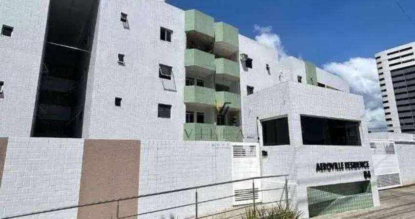 Apartamento com 3 dormitórios sendo 1 Suíte, 1 Sala Ampla em L e 1 Varanda à venda, 92 m² por R$ 349.000 - Aeroclube - João Pessoa/PB