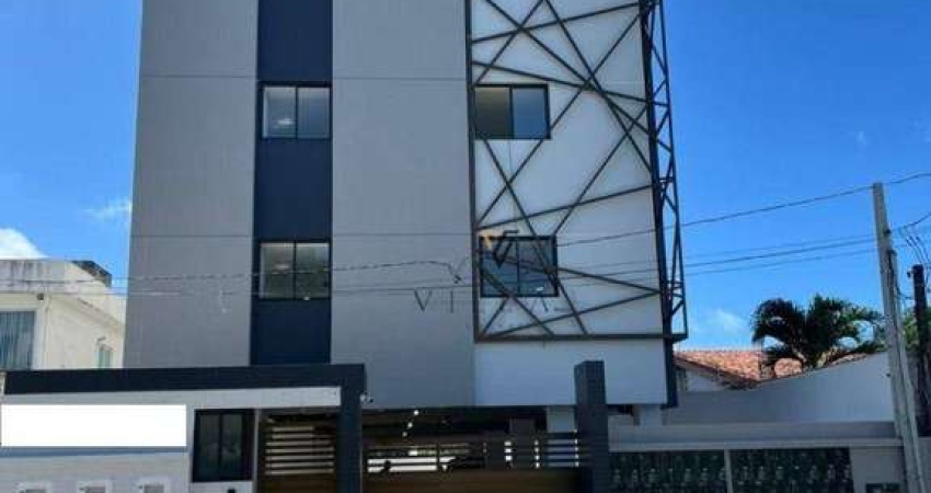 Flat com 1 dormitório, sala e cozinha integradas à venda, 24 m² por R$ 277.000 - Intermares - Cabedelo/PB
