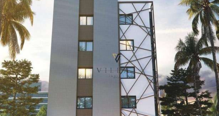 Flat com 1 dormitório, Sala e Cozinha Integradas à venda, 24 m² por R$ 240.000 - Intermares - Cabedelo/PB