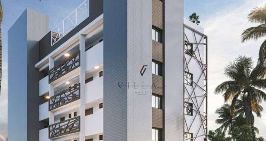 Flat com 1 dormitório, 1 Sala e Cozinha Estilo Americana Integradas à venda, 24 m² por R$ 230.000 - Intermares - Cabedelo/PB