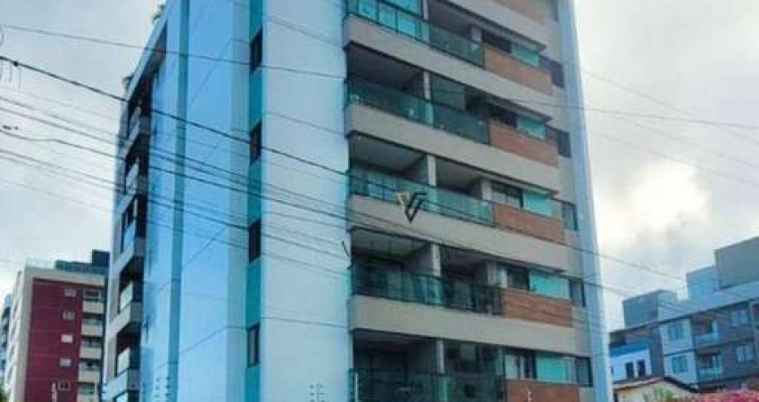 Apartamento com 3 dormitórios, Sala para 2 Ambientes e Varanda à venda, 80 m² por R$ 770.000 - Intermares - Cabedelo/PB